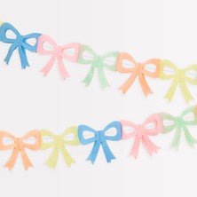 Meri Meri - Tissue Paper Bow Garland - Fiyonk Asılan Süsler (X3)