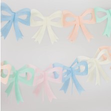 Meri Meri - Tissue Paper Bow Garland - Fiyonk Asılan Süsler (X3)