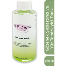 Lujeu Aha-Bha Peeling Tonik,  Temizleme Jeli 200 ml, Kolajen Serum Yoğun Bakım Seti