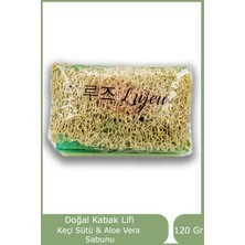 Lujeu 3 Lü Doğal Kabak Lifli Aloe Vera Ve Keçi Sütlü Sabun