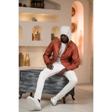 Slimfit Beli Lastikli Gizli Kapşonlu Dik Yaka Fermuarlı Baharlık Mont