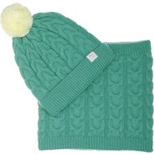 Fonem  Sayra 2li Çocuk Bere Set 8-12 Yaş Fo 5184 Yeşil