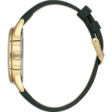 DK.1.13845-5 Klasik Yeşil Deri Kordonlu 41 Mm Erkek Kol Saati