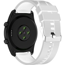 Forzacase Huawei Watch Gt 4 46MM Için Tokalı Çizgi Desen Silikon Kordon Kayış - FC369