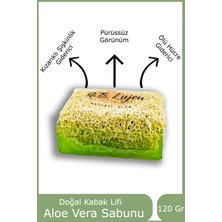 Lujeu 3 Lü  Doğal Kabak Lifli Aloe Vera Sabunu