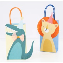 Meri Meri - Animal Parade Party Bags - Hayvanlar Geçit Töreni Parti Çantaları (8'li)