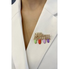 Modex Kuaför Renkli Nail Master Broş (Ölçü:4cm)