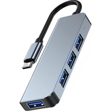 Starktech BYL-2013T Type-C 4 Port USB Hub 3.0 - 2.0 Yeni Nesil Çoğaltıcı Çevirici Çoklu Switch