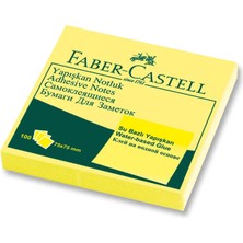 Faber-Castell Faber Castell Yapışkan Notluk 75 x 75 mm Sarı