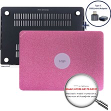 McStorey Macbook Air M1 Kılıf 13inç Simli G1505 (TouchID'li M1 Air) A2337 A2179 A1932 ile Uyumlu