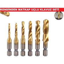 Noble Vita Klavuz Seti 1/4 Bıts Kendinden Matkap Uçlu M3 M4 M5 M6 M8 M10