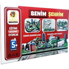 İhvan Online Benim Şehrim Maketi - Ahşap Figür ve Maket - Eğitici Oyuncak - 5 Yaş ve Üzeri Eğitime Yardımcı Oyuncak