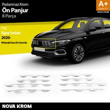 Fiat Egea Sd Krom Ön Panjur 8 Prç 2020 Üzeri