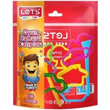 Lets Oyun Hamuru Kalıpları 10 Parça