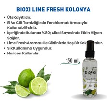 ® Lime Fresh 80° Kolonya 150 ml x 5 Adet - Ferah Lime Aroması ile Uygun Fiyatlı Hijyen Paketi