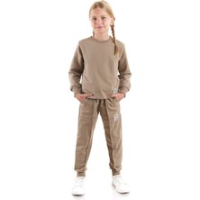 Kız Çocuk Back To School Pamuklu Trend Eşofman Takımı AK2529