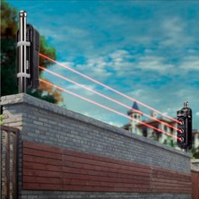 ABE-I100W Kablosuz 3 Işınlı 100 Metre Outdoor Beam Dedektör & 2.5 Yıl Pil Ömürlü