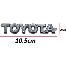 Yazı Toyota Corolla 2002-2006 Arka (Toyota Yazısı)-[Product_Code]