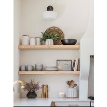 Yggdrasil Home Decor Dekoratif  Ahşap  2’Li Takım  (Gizli Aparatlı Raf)