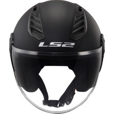 Ls2 Aırflow 2 Mat Siyah Yarım Kask
