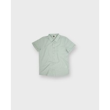 RG Brand Keten Çocuk Kısa Kollu Gömlek