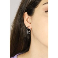 Midyat Gümüş Dünyası Shakira Küpe - 925 Ayar Gümüş