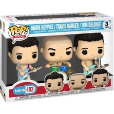 Blink 182 3'lü Paket Pop Figür