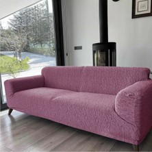 Tuchmall Jakarlı Koltuk Örtüsü  , Kanepe Örtüsü ,Chester Örtüsü Koltuk Kılıfı 3 Kişilik Bir Adet