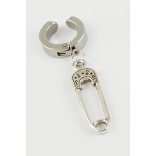 Feryal Çengel Erkek Çelik Küpe