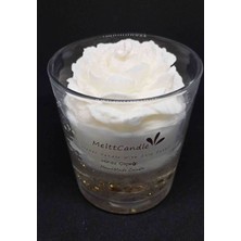 Meltt Candle Gold Detaylı Şakayık Tasarım Jel Mum