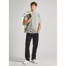 Pepe Jeans Bisiklet Yaka Baskılı Fıstık Erkek T-Shirt PM509231 701 Dave Tee