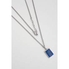 So CHIC Lapis Taşlı 65 Cm Çelik Erkek Kolye