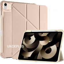 MobaxAksesuar Apple iPad Air 13INÇ M2 2024 Kılıf Kalem Şarj Bölmeli Case A2898 A2899 A2900