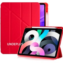 MobaxAksesuar Apple iPad Air 13INÇ M2 2024 Kılıf Kalem Şarj Bölmeli Case A2898 A2899 A2900