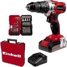 Einhell Uç Setli Te-Cd 18/2 Li-I +22 (1x2,5 Ah), Akülü Darbeli Vidalama Seti Darbeli 2.5 - 2.9 Ah 1 18 Volt