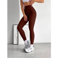 Balenbi Kadın Yüksek Bel Şardonlu Incelten Toparlayıcı Kışlık Tayt 1050