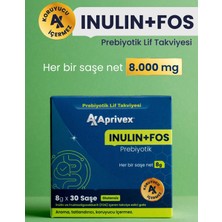 Inulin + Fos Prebiyotik Lif Takviyesi 30 Günlük Saşe 2 Li