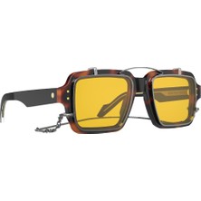 Original Vintage Monolıth Zero Mz 03 Col 02 +Clip Gun Erkek Güneş Gözlüğü