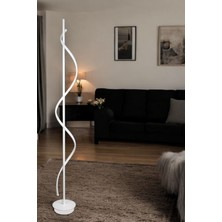 Fer Avize Violet Modern Tasarım Beyaz Renk Gün Işığı Ledli Salon - Yatak Odası Led Lambader