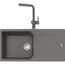 Franke Urban Ubg 611-100 Stone Grey Granit Evye Active Plus Doccia 2.0 Batarya Set