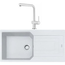 Franke Urban Ubg 611-100 Bianco Granit Evye Active Plus Doccia 2.0 Batarya Set