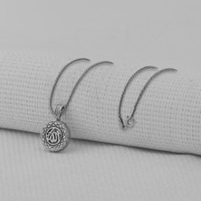 Takıhan Cevşeni Kebir Dualı Allah Yazılı 925 Ayar Gümüş Kolye