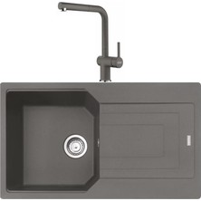 Franke Urban Ubg 611-86 Stone Grey Granit Evye Active Plus Doccia 2.0 Batarya Set