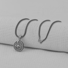 Takıhan Cevşeni Kebir Dualı Mevlana 925 Ayar Gümüş Kolye