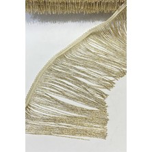 Limelia Gold Simli Saçak Şerit Püskül 15 cm