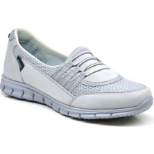 King Paolo Z6104 Krakers Babet - Açık Gri - Kadın Ayakkabı