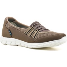 King Paolo Z6104 Krakers Babet - Vizon - Kadın Ayakkabı