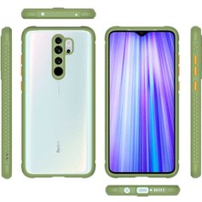 noktaks - Xiaomi Redmi Note 8 Pro - Kılıf ​​Arkası Şeffaf Sert Kaff Kapak - Mor