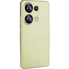 kilifone - Xiaomi Redmi Note 13 4G - Kılıf Mat Soft Premier Silikon Kapak - Gold - T32203