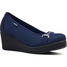 King Paolo Z6178 Gova Toka - Lacivert - Kadın Ayakkabı